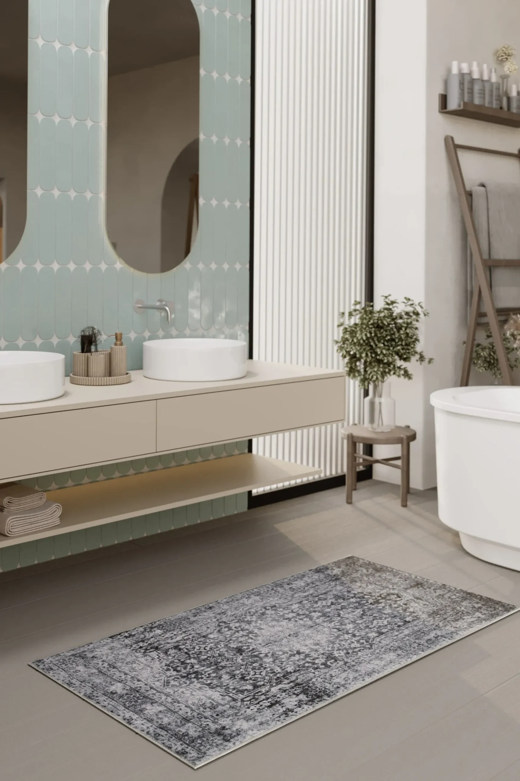 Badteppich Grau "Ralph" WECONhome