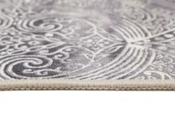 Badteppich Grau Vintage