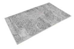 Badteppich Grau Vintage