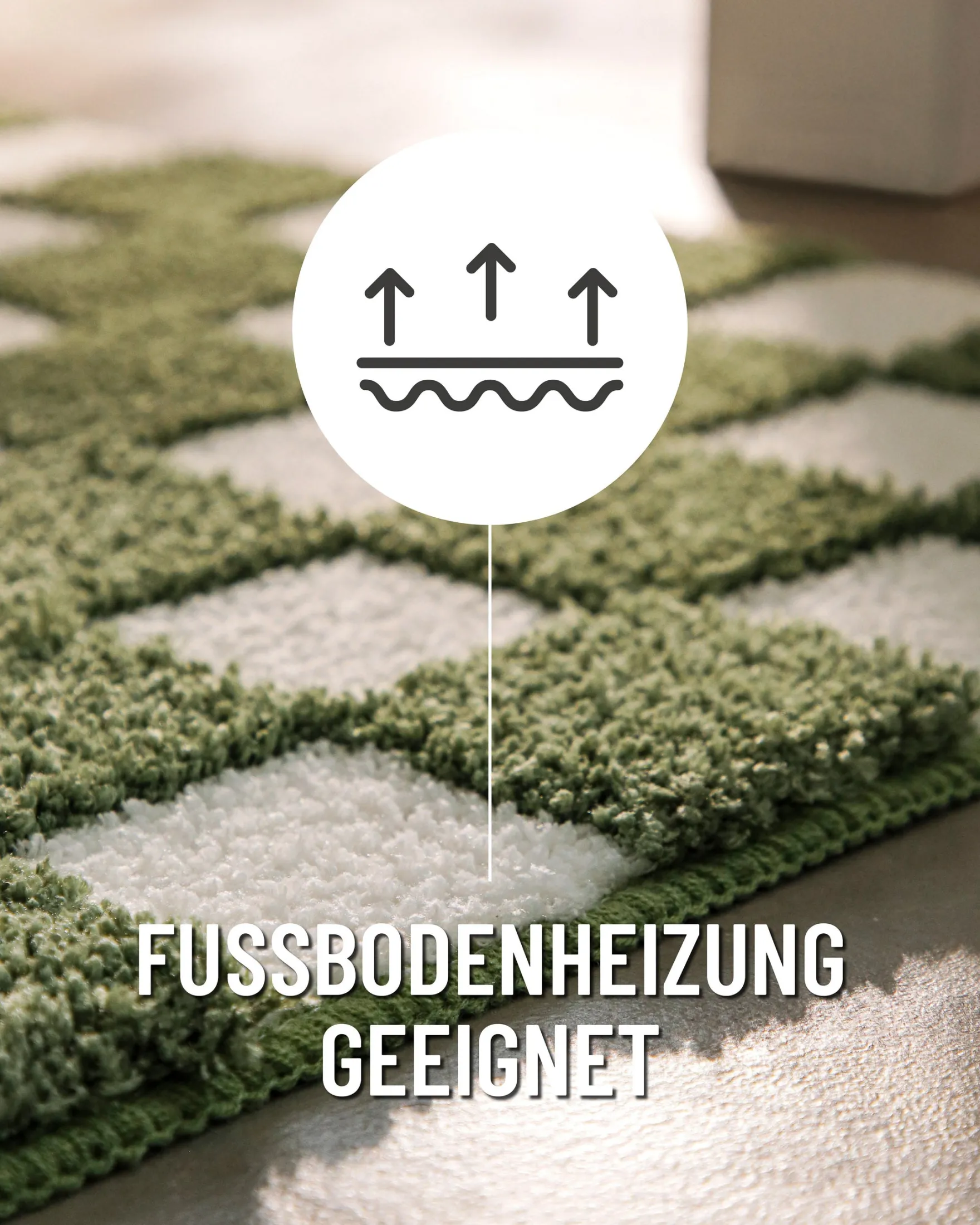 Badteppich Grün "Bobbi" WECONhome