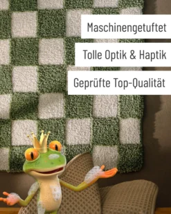 Badteppich Grün