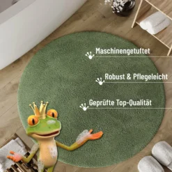 Badteppich Grün
