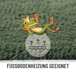 Badteppich Grün