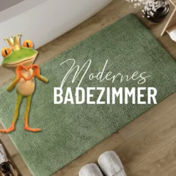 Badteppich Grün