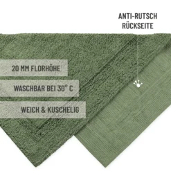 Badteppich Grün