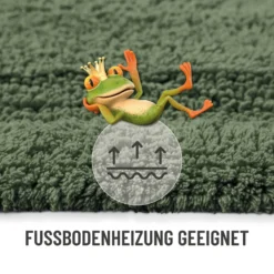 Badteppich Grün