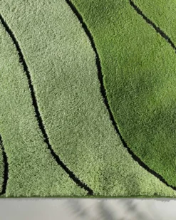 Badteppich Grün Multi