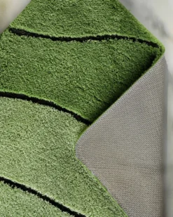 Badteppich Grün Multi