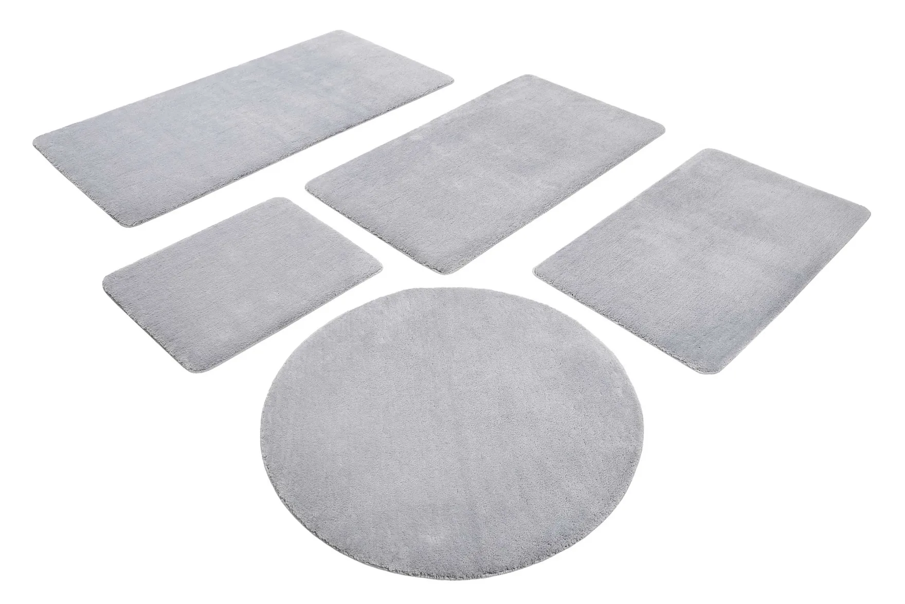 Badteppich Hellgrau "Joris" WECONhome Basics