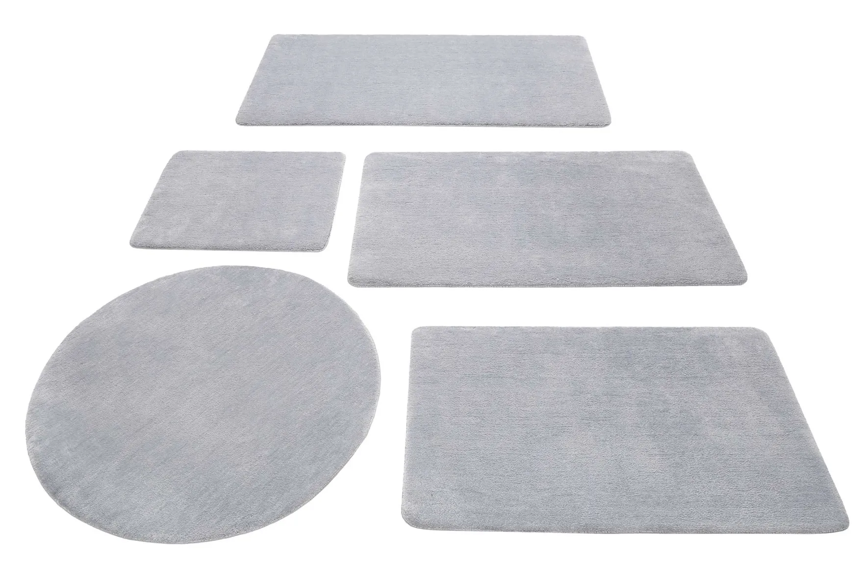 Badteppich Hellgrau "Joris" WECONhome Basics