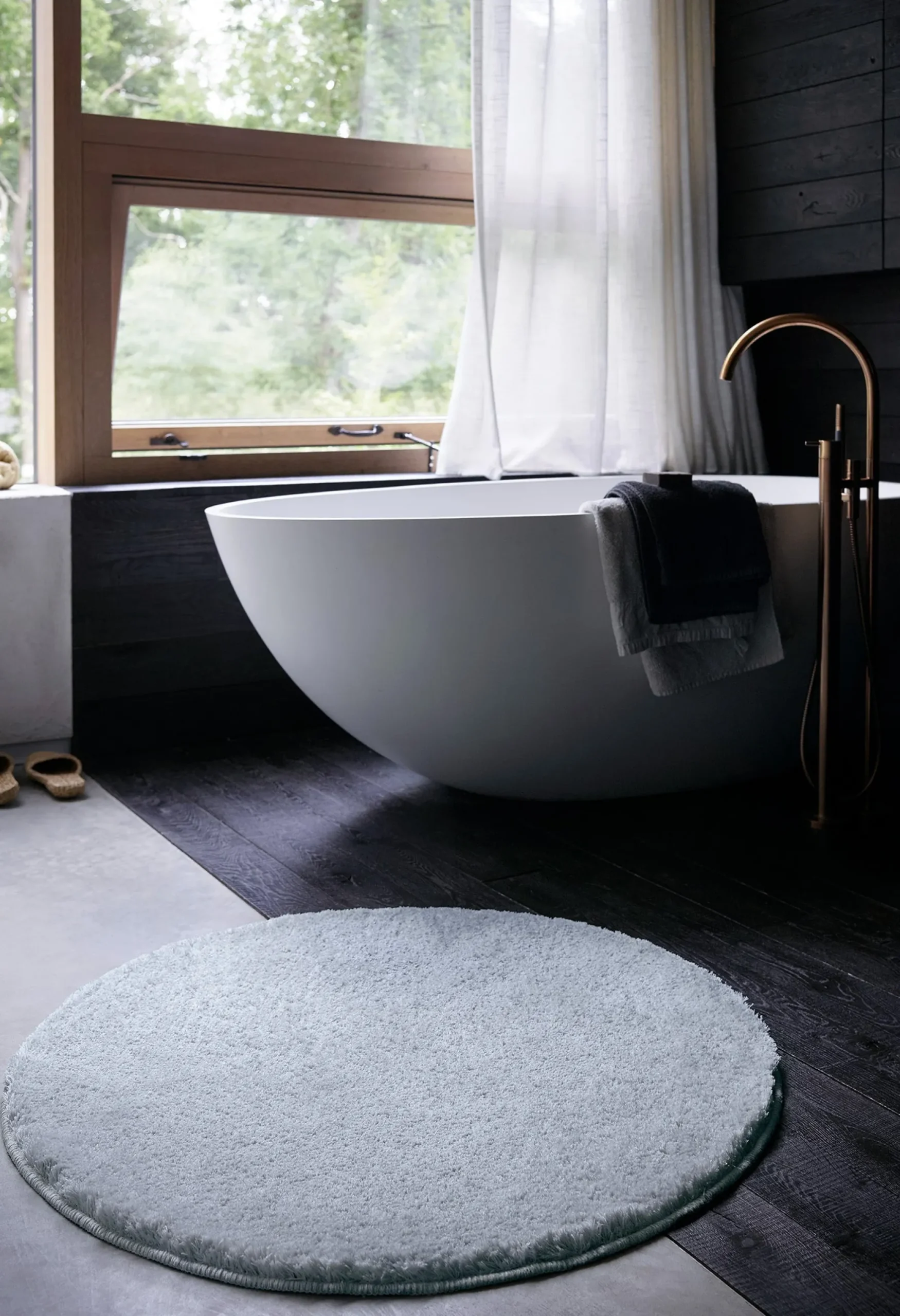 Badteppich Hellgrau "Joris" WECONhome Basics