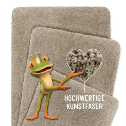 Badteppich Hell Taupe 