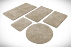 Badteppich Hell Taupe 