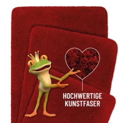 Badteppich Kamin Rot
