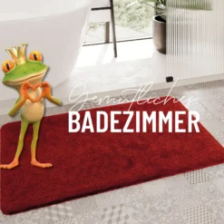 Badteppich Kamin Rot