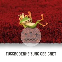 Badteppich Kamin Rot