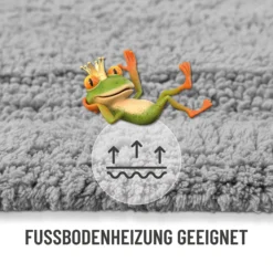 Badteppich Licht Grau