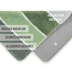 Badteppich Lind Grün