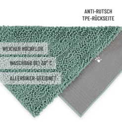 Badteppich Mint Grün