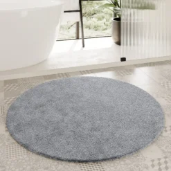 Badteppich Mittel Grau 
