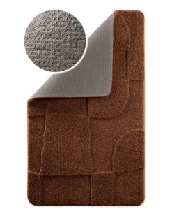 Badteppich Nuss Braun 