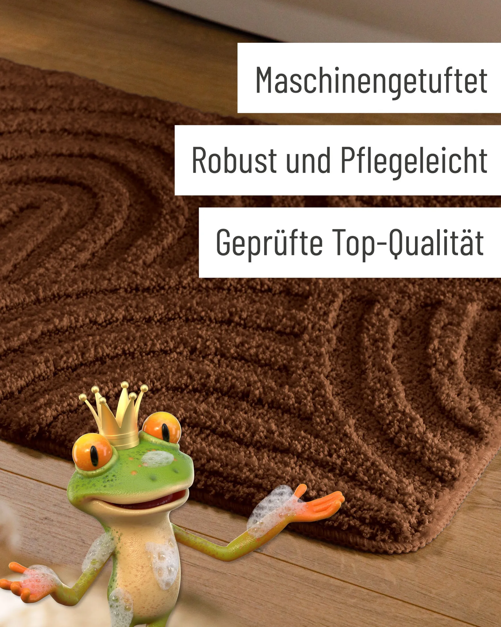 Badteppich Nuss Braun "Fiete" WECONhome