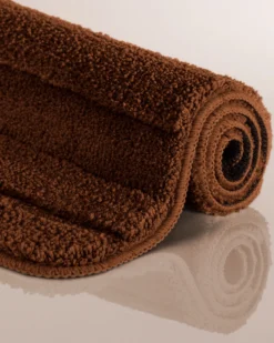 Badteppich Nuss Braun 