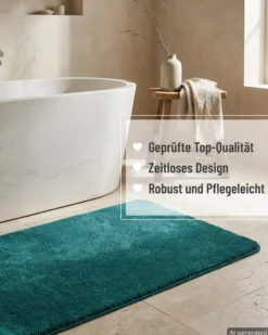 Badteppich Petrol "Joris" WECONhome Basics