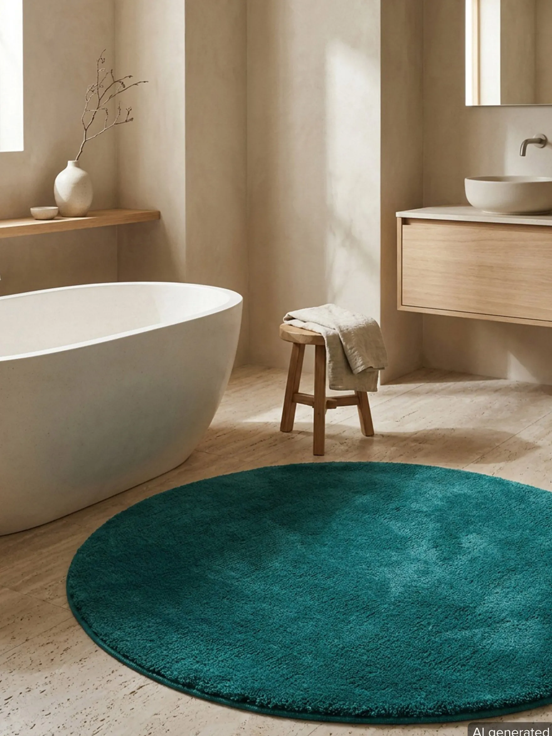 Badteppich Petrol "Joris" WECONhome Basics