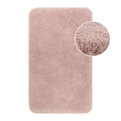 Badteppich Puder Rosa