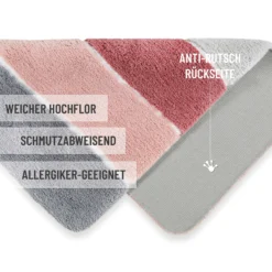 Badteppich Puder Rosa 