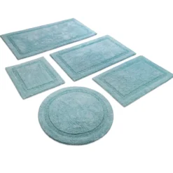 Badteppich Rauch Blau