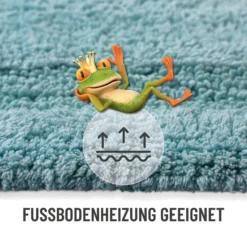 Badteppich Rauch Blau