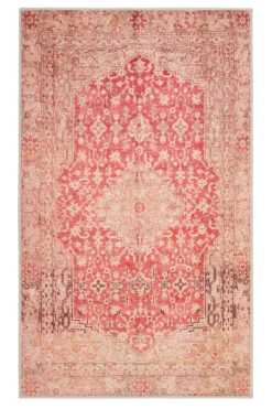 Badteppich Rot Vintage Oriental 