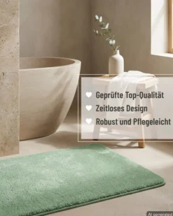 Badteppich Salbei Grün
