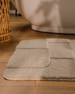 Badteppich Sand Beige 