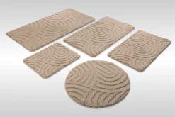Badteppich Sand Beige 