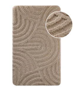 Badteppich Sand Beige 
