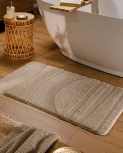 Badteppich Sand Beige 