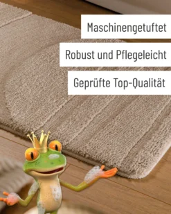 Badteppich Sand Beige 