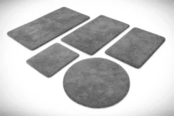 Badteppich Schiefer Grau