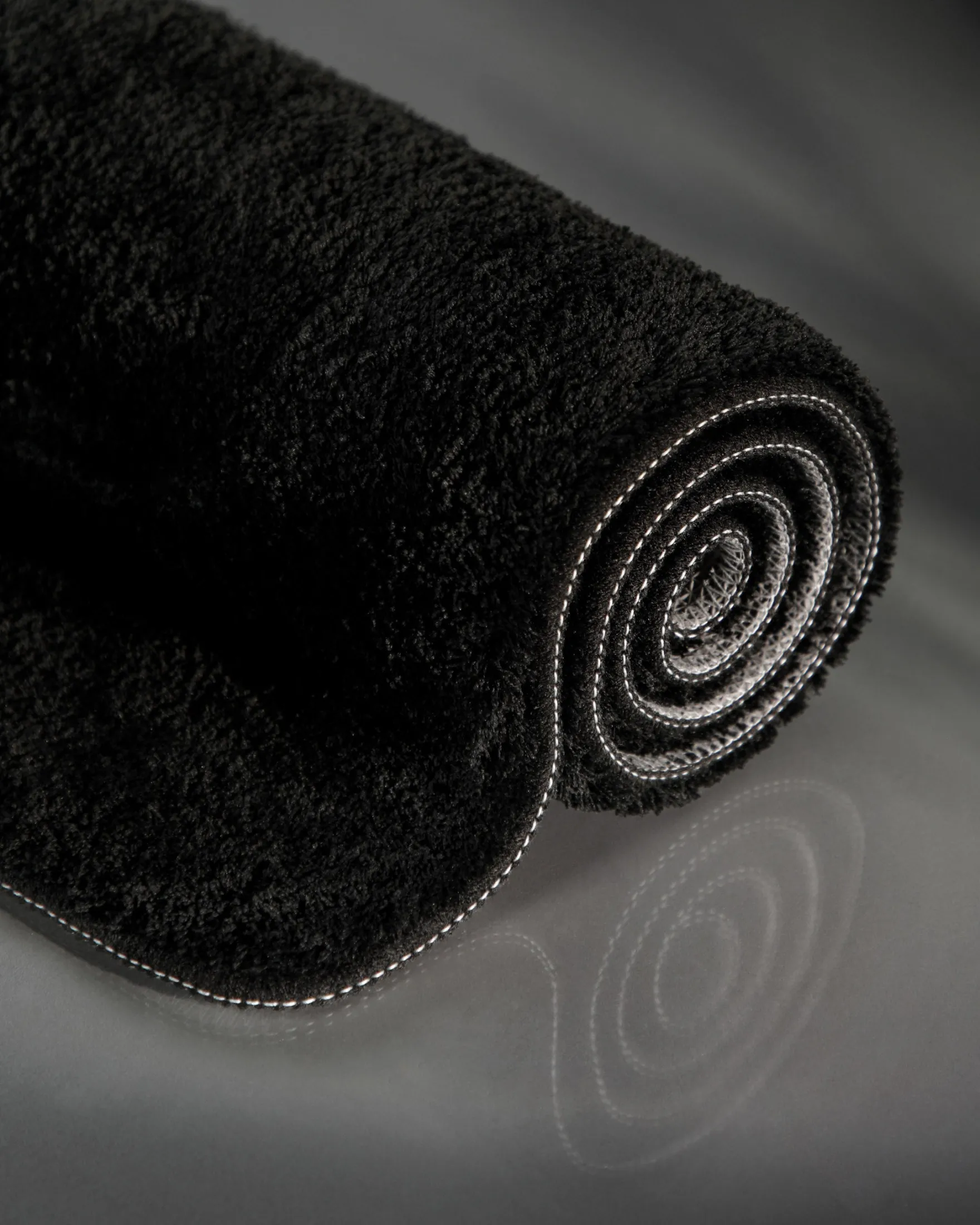 Badteppich Schwarz "Joris" WECONhome Basics