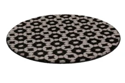 Badteppich Schwarz Taupe "J&J" WECONhome Basics