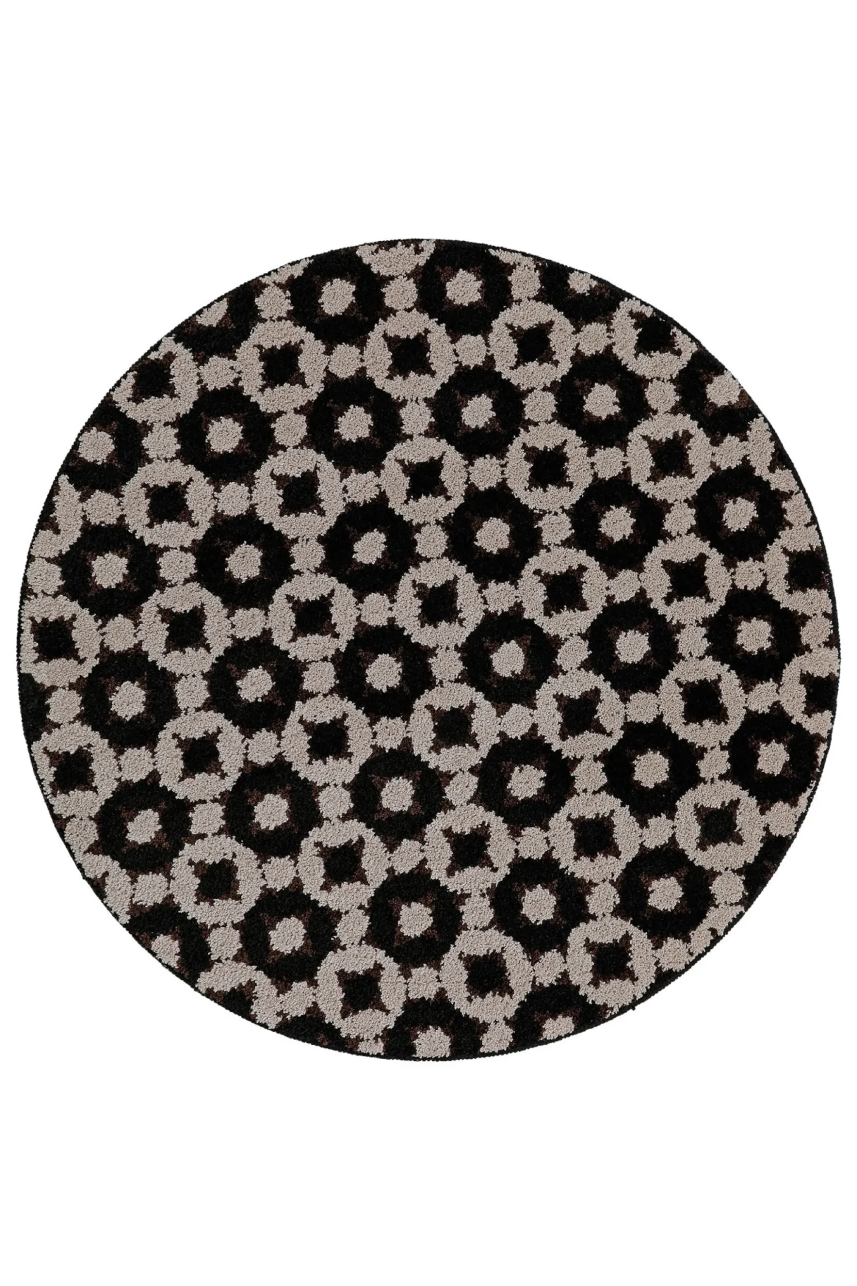 Badteppich Schwarz Taupe "J&J" WECONhome Basics