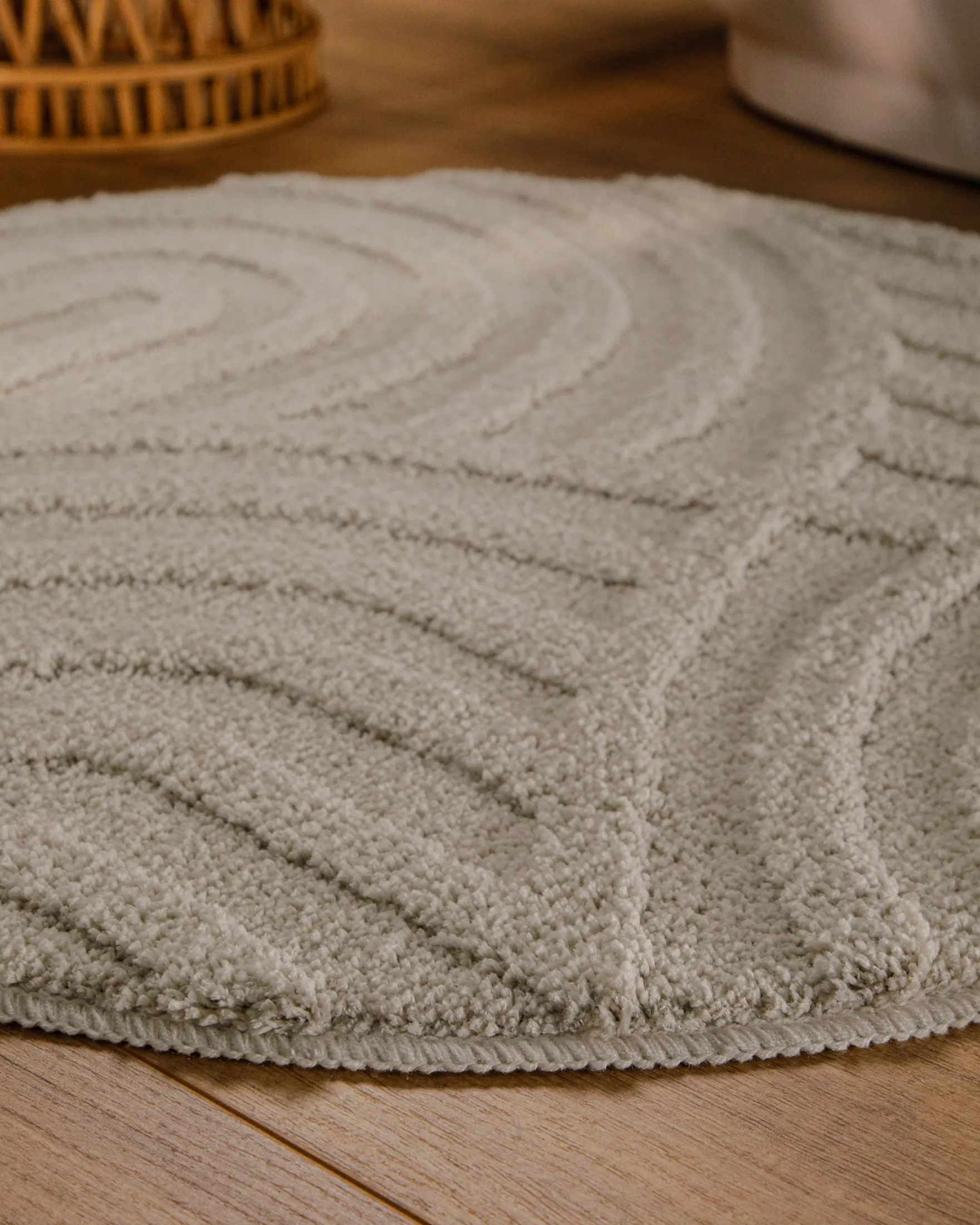 Badteppich Seiden Grau "Fiete" WECONhome