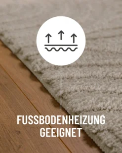Badteppich Seiden Grau