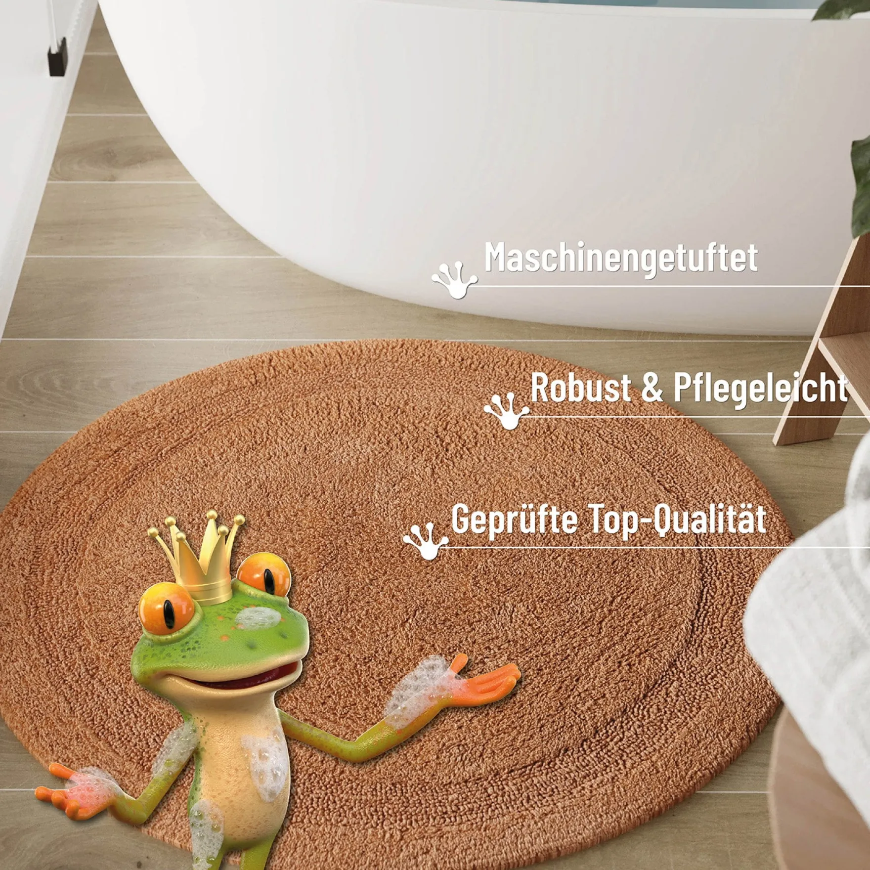 Badteppich Terrakotta "Knut" WECONhome Basics
