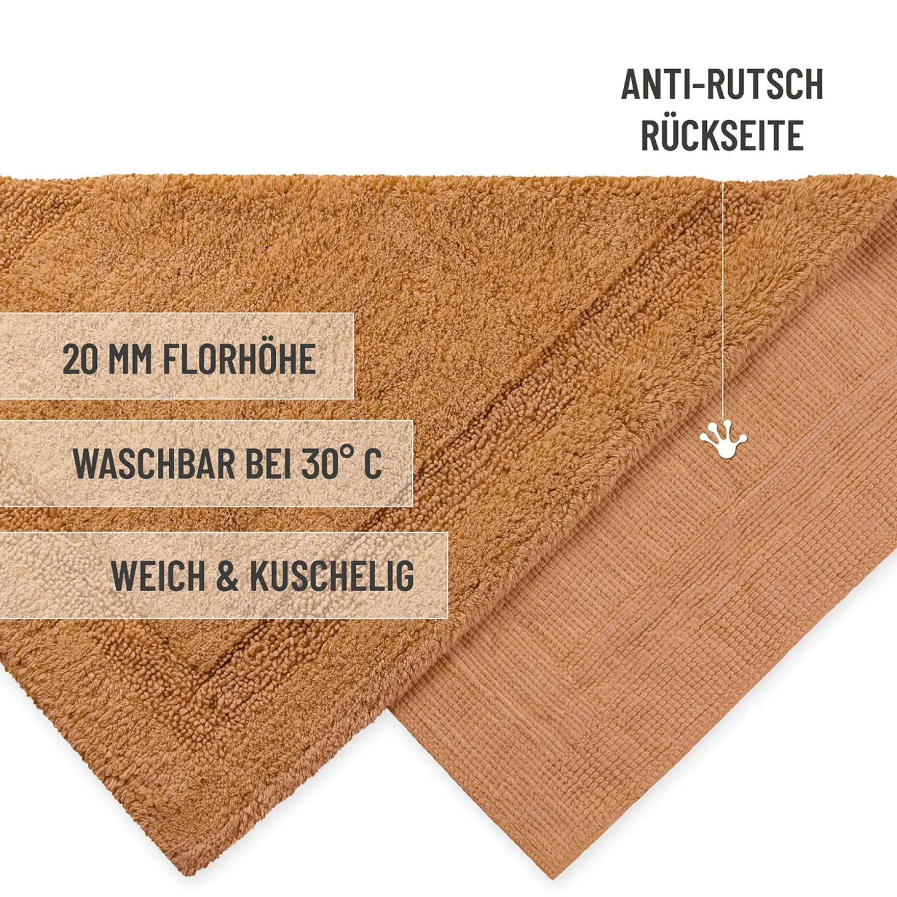 Badteppich Terrakotta "Knut" WECONhome Basics