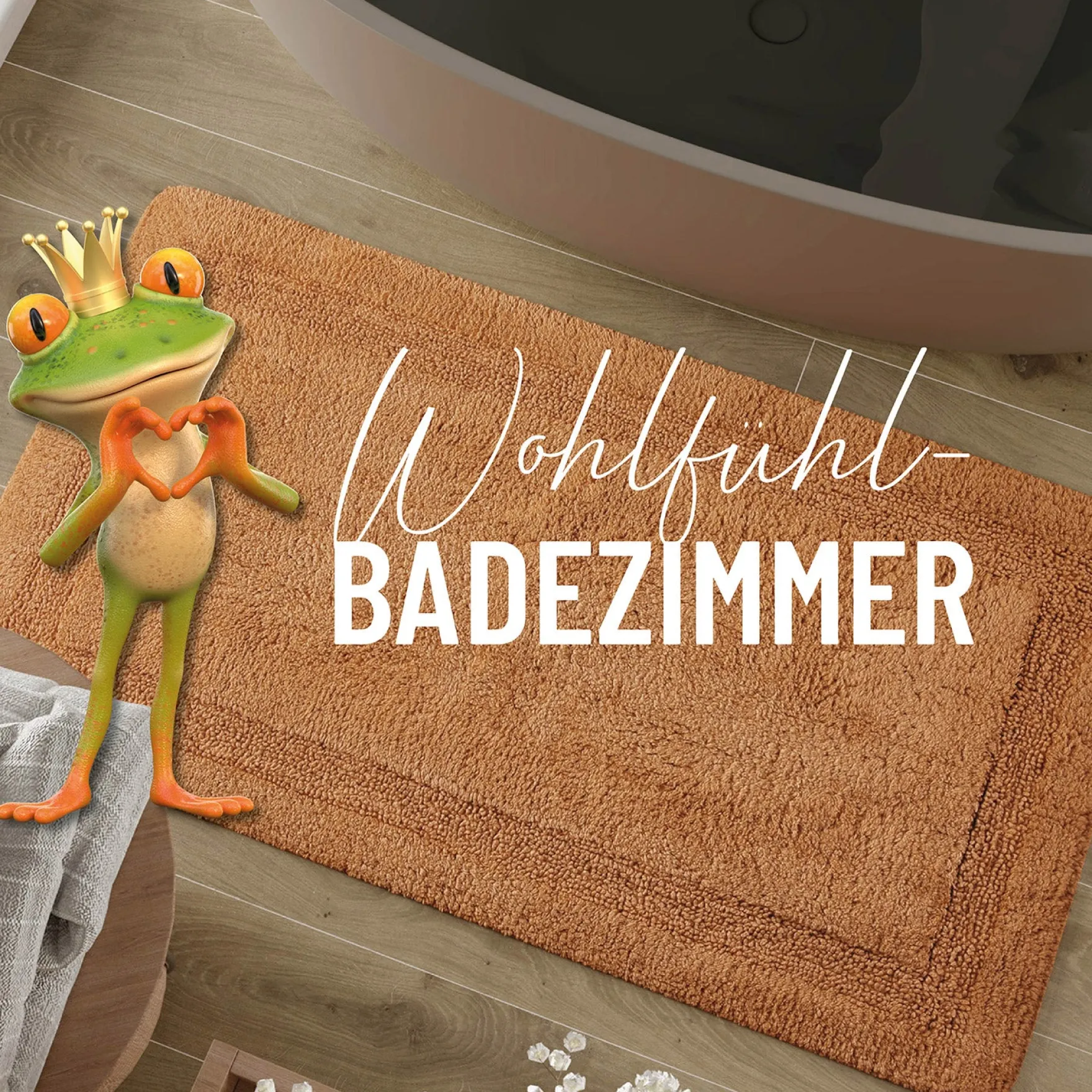 Badteppich Terrakotta "Knut" WECONhome Basics