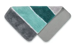 Badteppich Türkis Blau 